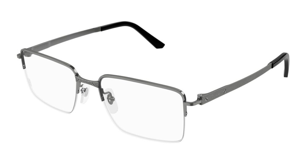 NWT Cartier CT0553o-004 Black Rectangle 54mm Glasses